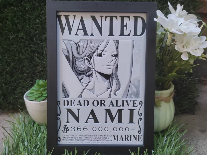 Nami - One Piece - Portre Hueforge
