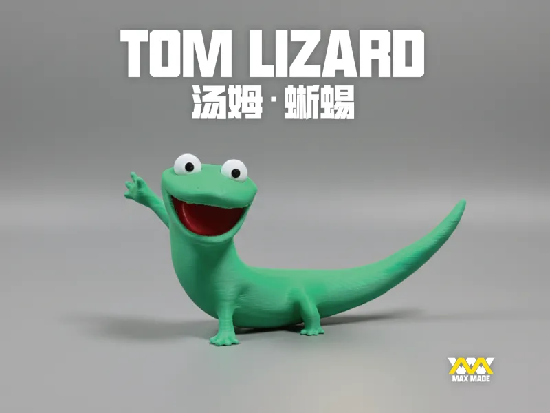 Tom Lizard zwaaiende hand