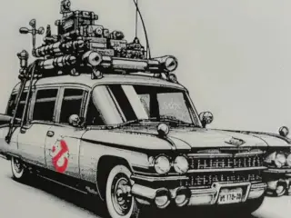 Ghostbusters car hueforge