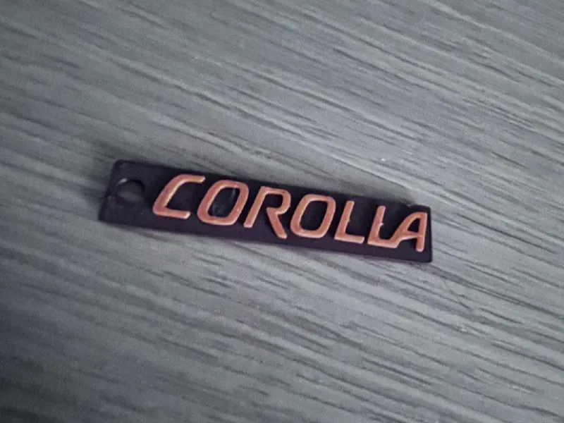 Chaveiro com logotipo Corolla