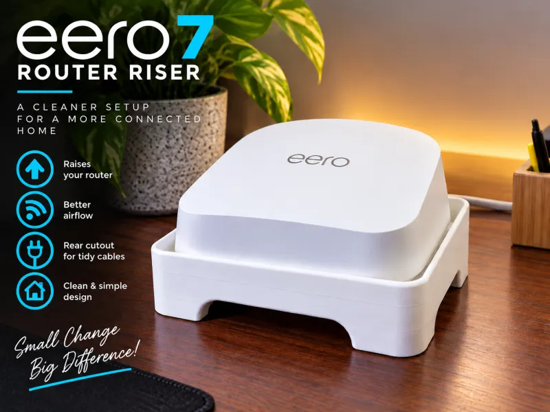 Eero 7 router riser