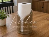 Japandi Kitchen Roll Holder - Round-0