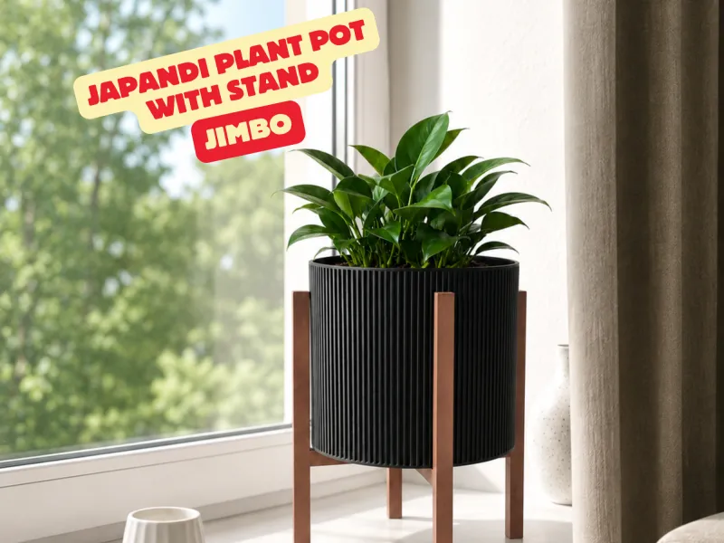 JAPANDI PLANT POT WITH STAND (JIMBO)