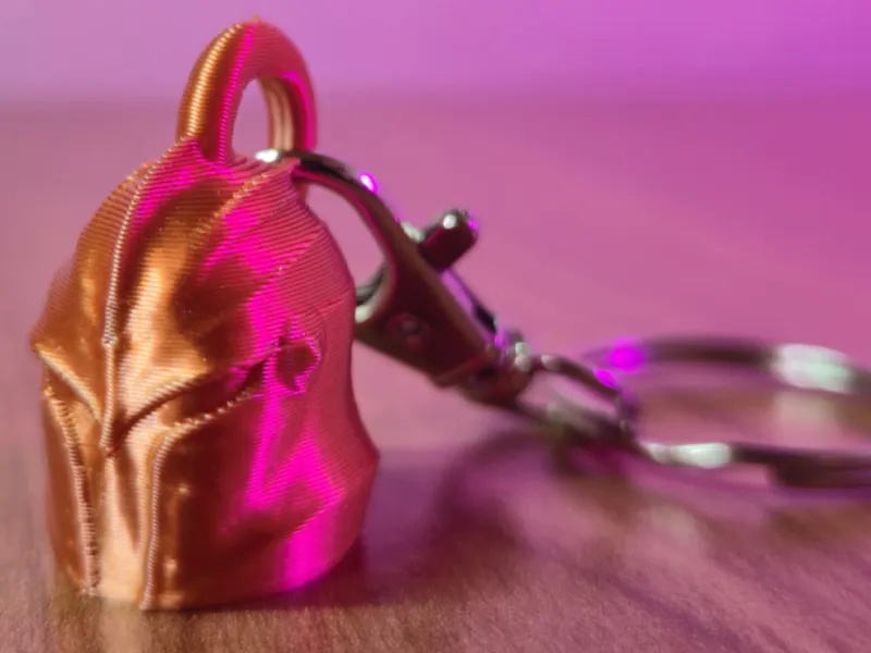 Warrior Helmet Keychain