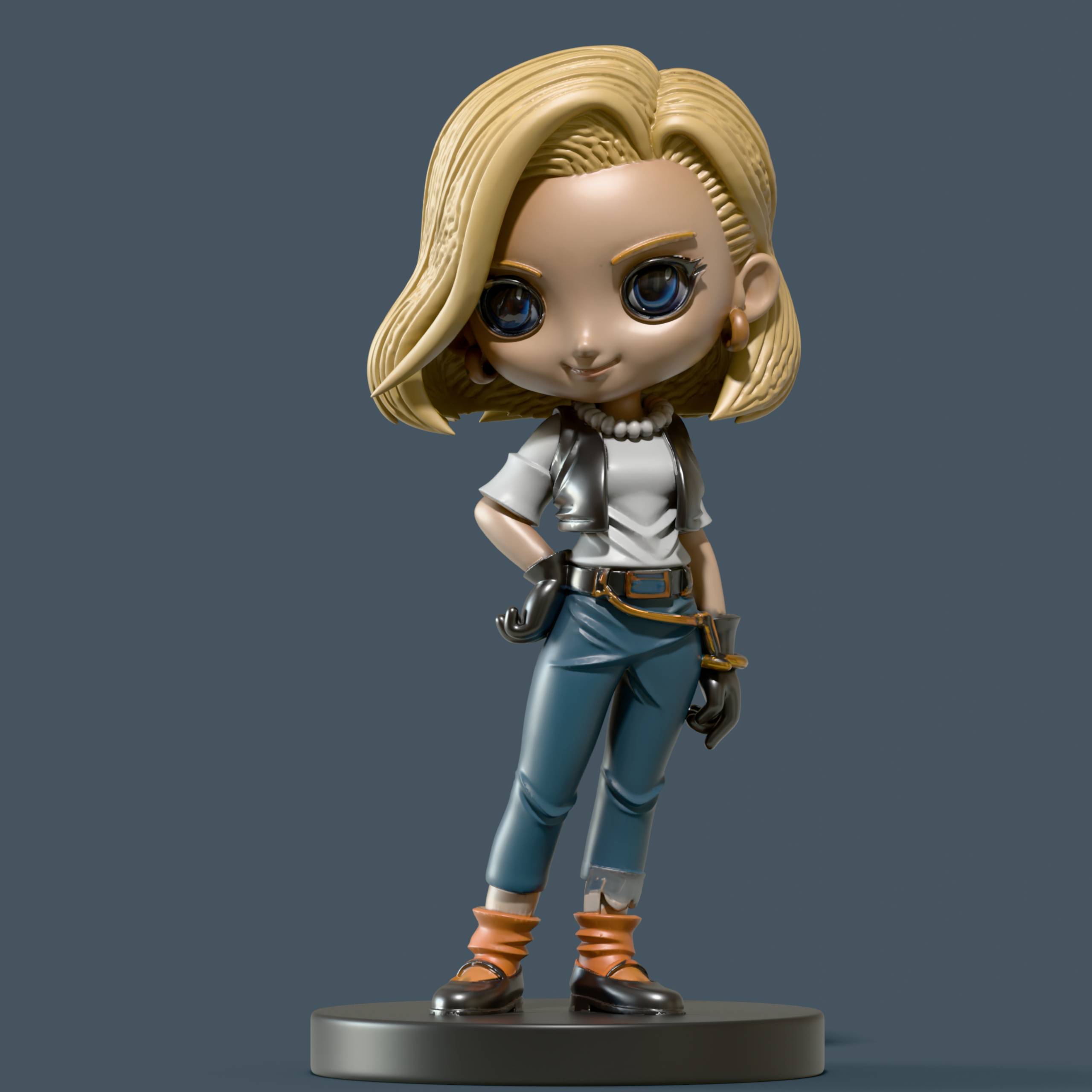 3d Printer Files 3mf File Android 18 Fan Art Dragon Ball Z