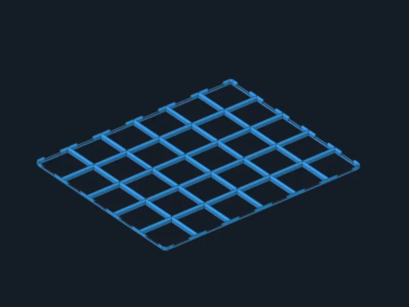 Gridfinity baseplate-6-5 Connectable