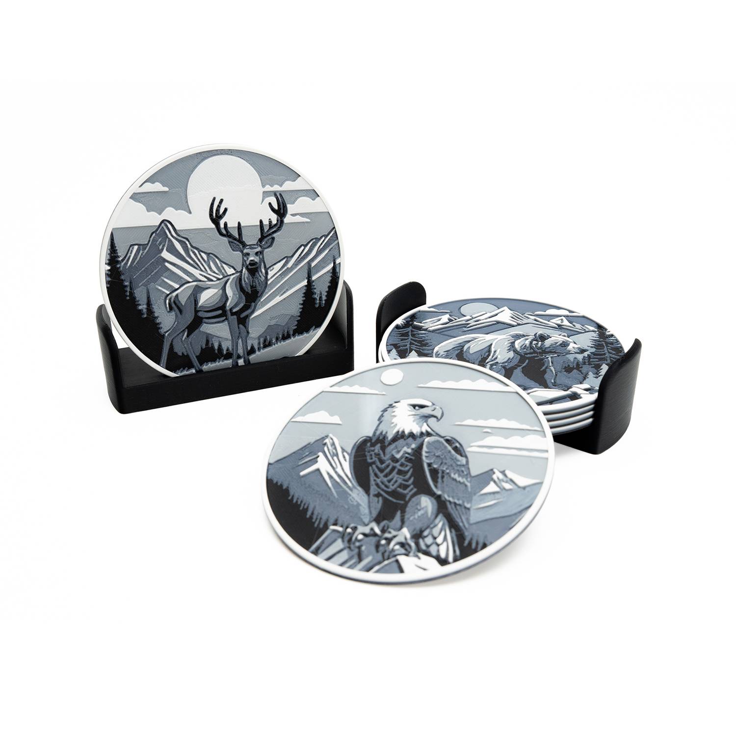 Mountain Wildlife Coasters