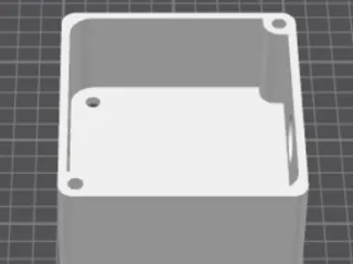Caja para boton de encendido de torno