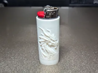 High-Quality Embossed Bic Dragon Lighter Sleeve