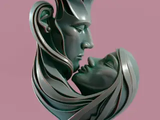 Man Woman Sculpture