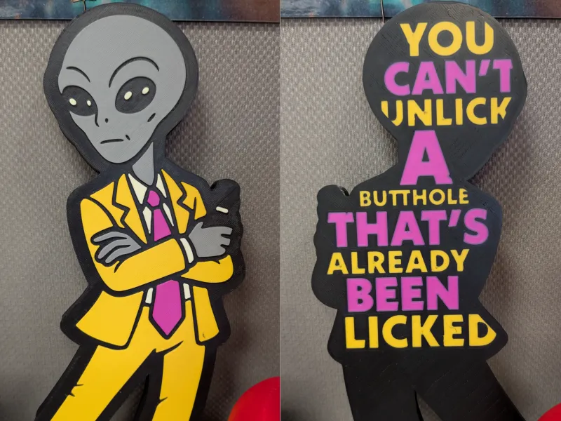 Alien Quasar from DCC with Hidden Quote