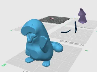 Window Quagsire Multicolor