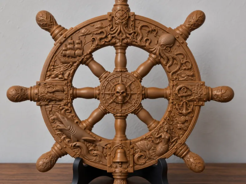Legenden der Tiefe – Piratenschiff-Steuerrad