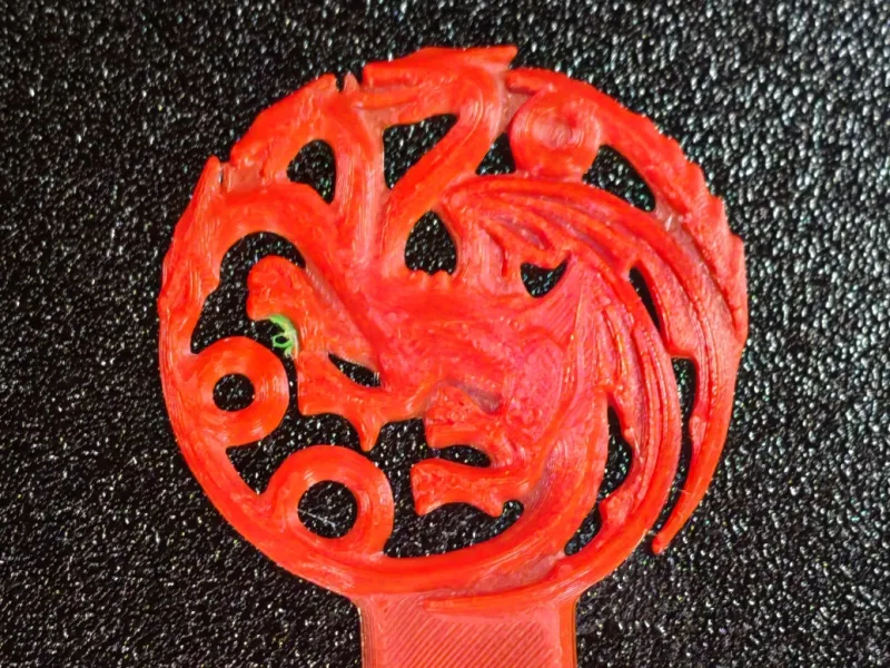 Targaryen Four-Legged Dragon Bookmark (TV Series Edition)