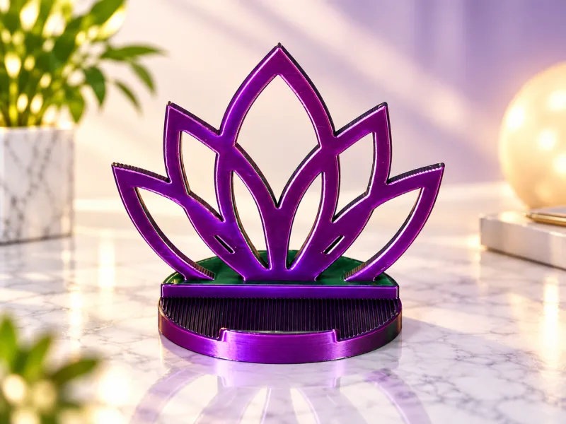 Suport pentru telefon și cărți de vizită Lotus