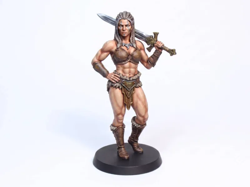 Warrior woman sculpture 4