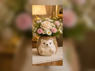 Wazon Ceramic Lotus Art Vase