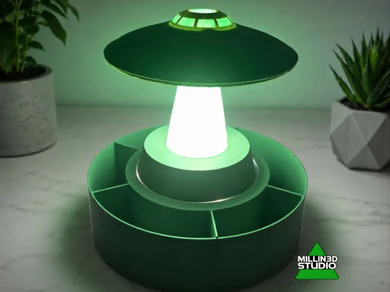 Alien Spaceship UFO lamp Stationary