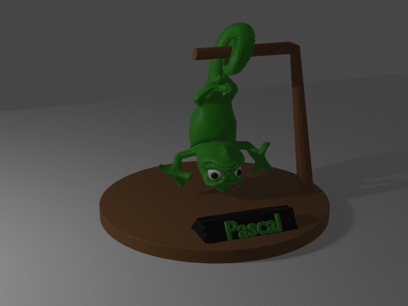 Chameleon inspired Tangled