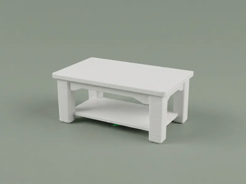 Classic Coffee Table – Dollhouse Furniture