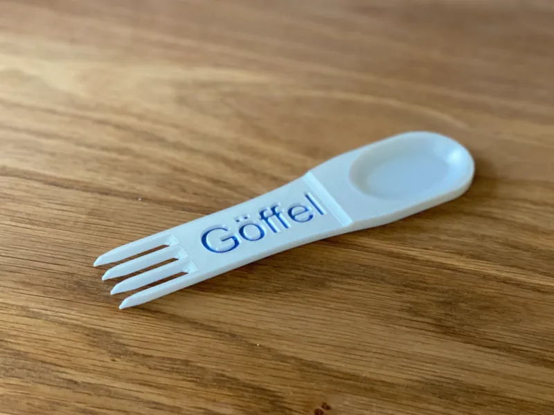 Spork - Göffel - Gabel und Löffel - 2 in 1 - Fork and Spoon