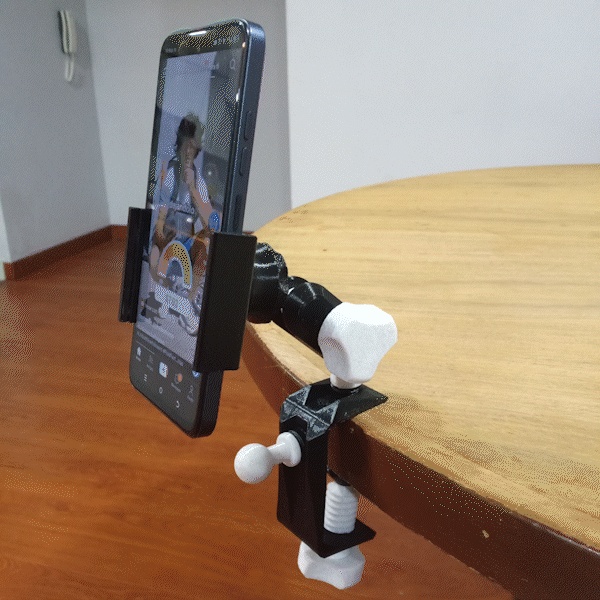Support de téléphone portable avec rotule