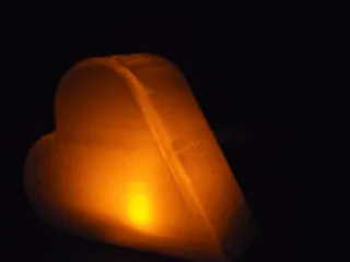 Tealight Illuminated Heart