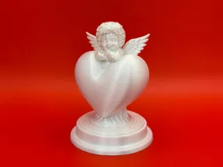 Angel with heart