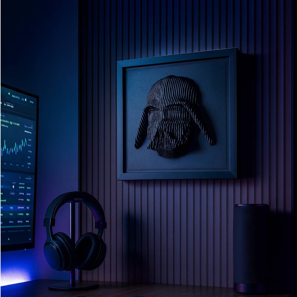 Darth Vader Layered Sculpture