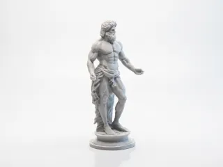 Zeus Sculpture Greek Mythology Statue 3D Printable