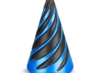 spiral fidget blue black