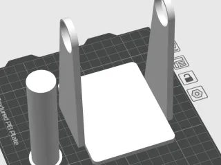 universal external spool holder stand