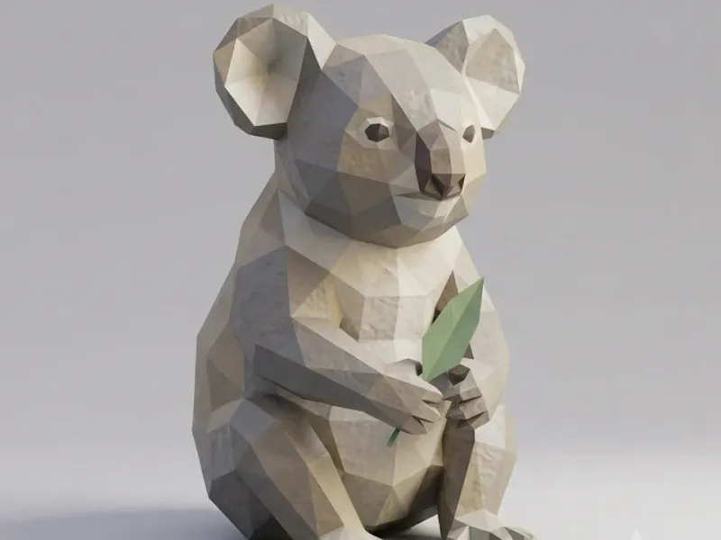 Low Poly Koala