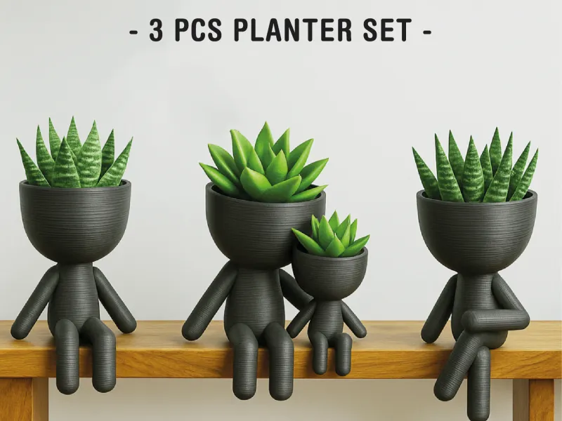 Robert Planter Set, Plant Buddy Plant Pot