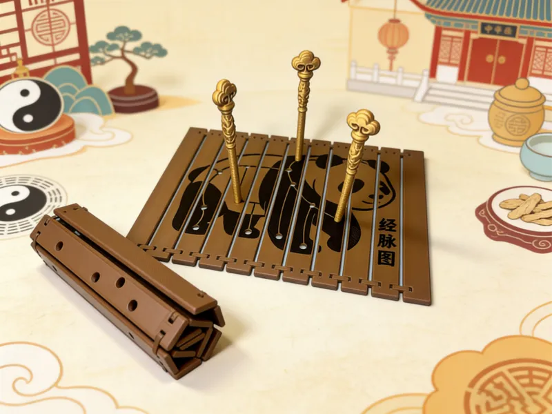 经脉图竹简