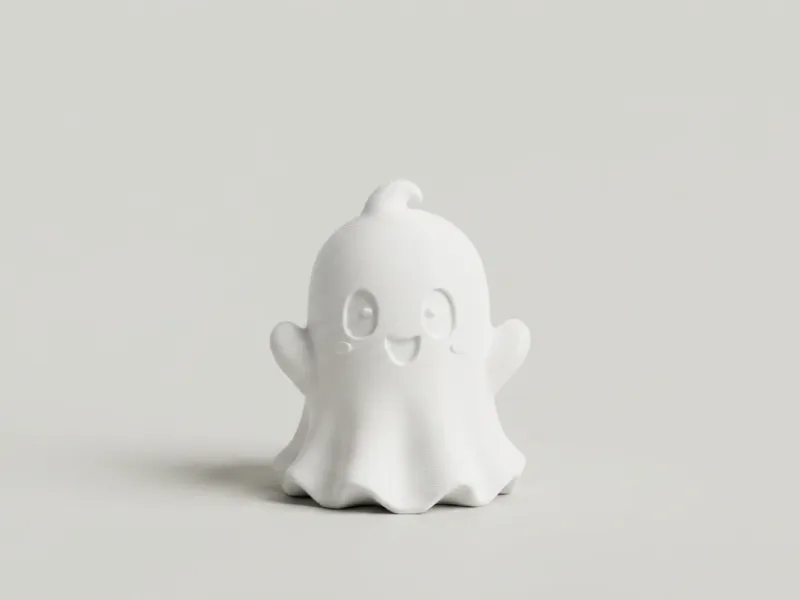 Niedliche Mini-Geisterfigur - Kleine Halloween-Deko