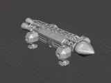 Mondbasis Alpha 1 - adler / Spaceship scifi-0
