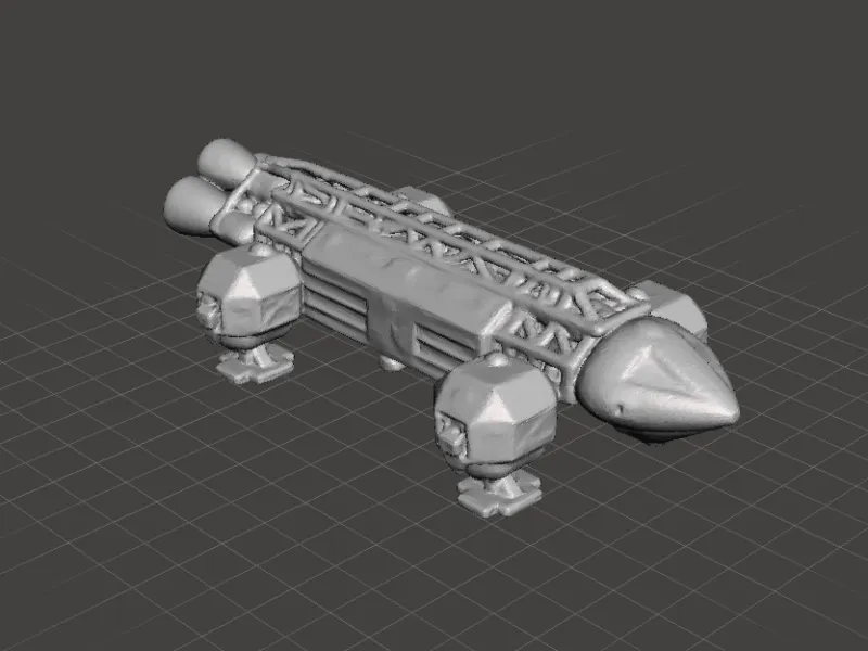 Mondbasis Alpha 1 - adler / Spaceship scifi