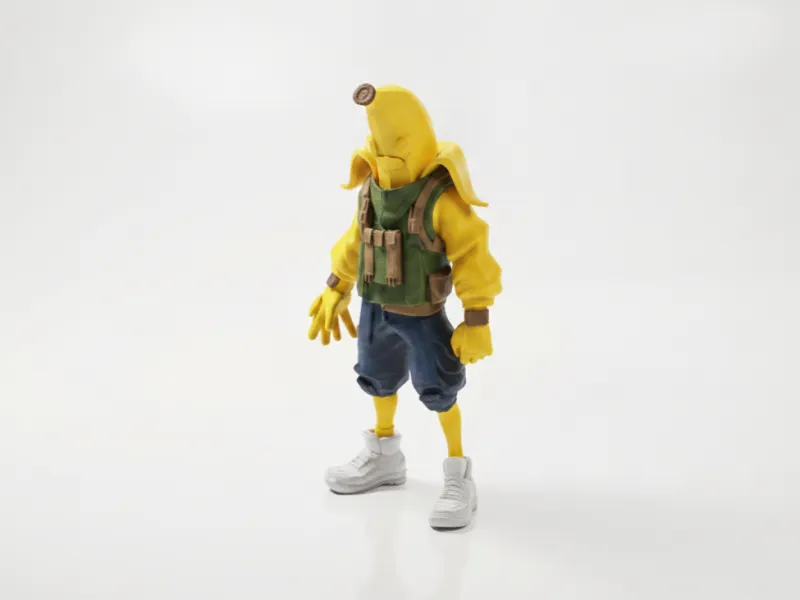 Fortnite Peely Figurine Gaming Collectible 3D Printable