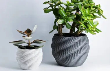 Modern Plant Pot "Diluvian" as succult planters / big pot-0