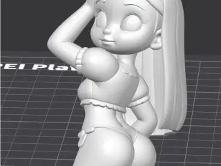 Chica sexy,makenow 5. Creado por CubeMe(https://makeno de Ma