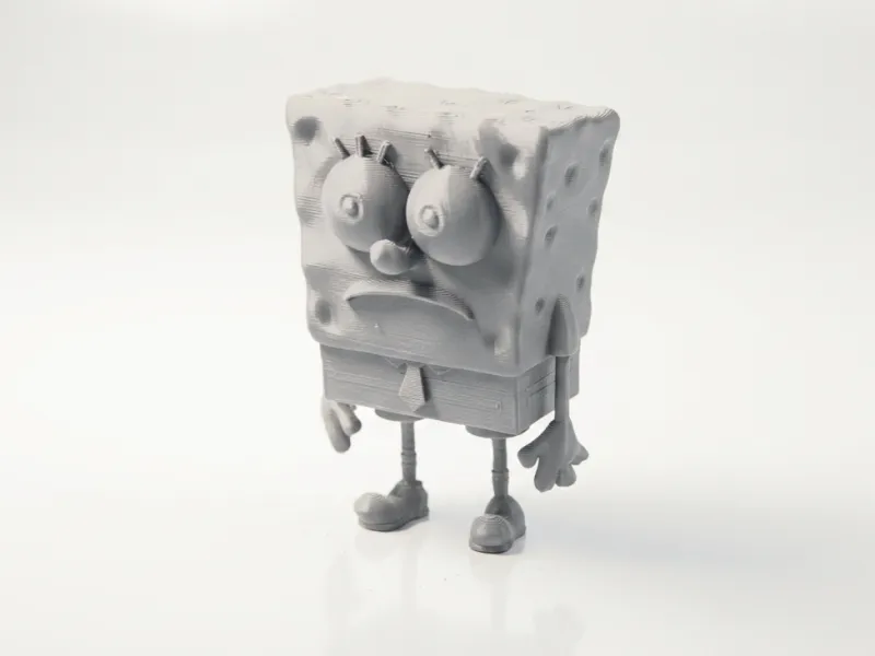 悲しむスポンジボブ フィギュア カートゥーン 3Dプリントモデル