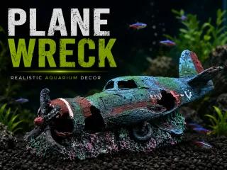 airplane wreck Aquarium Decoration