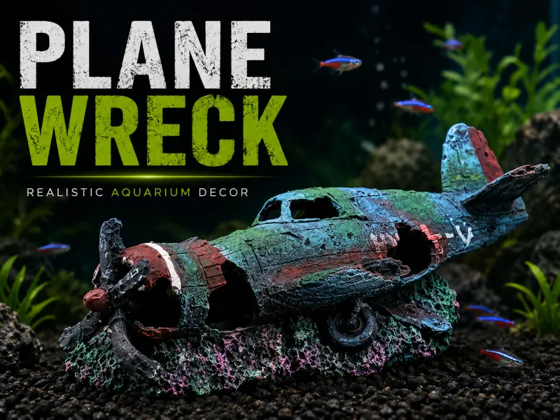 airplane wreck Aquarium Decoration