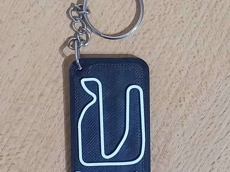 Rosamonte Circuit Keychain