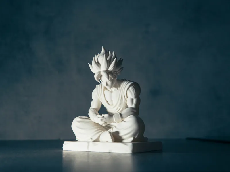 Goku Dragon Ball - Contemplation Statue