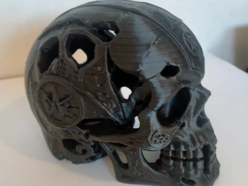 Skull with Runes