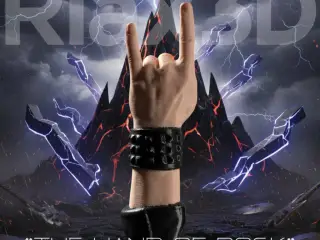 THE HAND OF ROCK - Hand gesture and arm trophy support stand