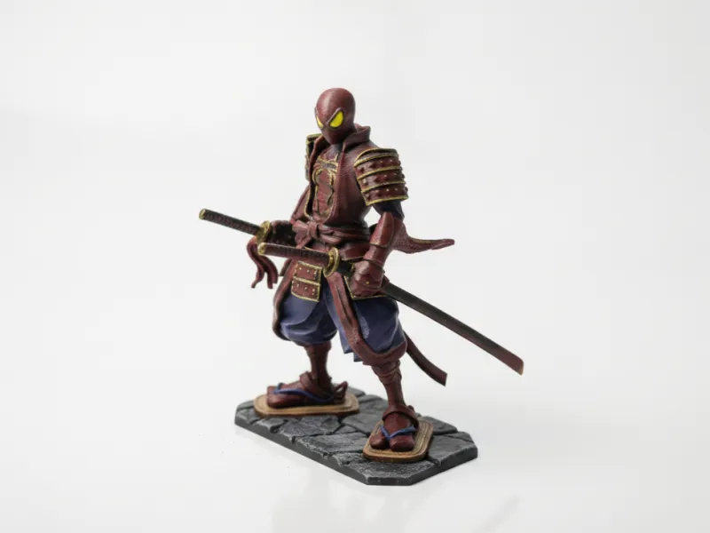 Samurai Spidey Figurine Marvel Collectible 3D Printable