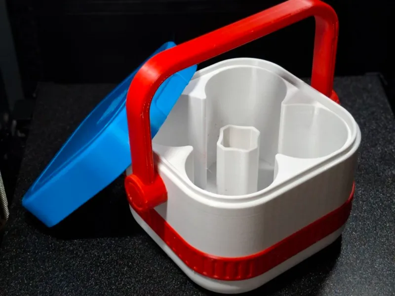 Mini Can Cooler Caddy | Portable Four Can Beverage Holder